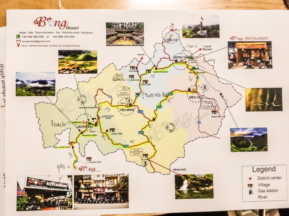 Ha Giang Loop Mapa