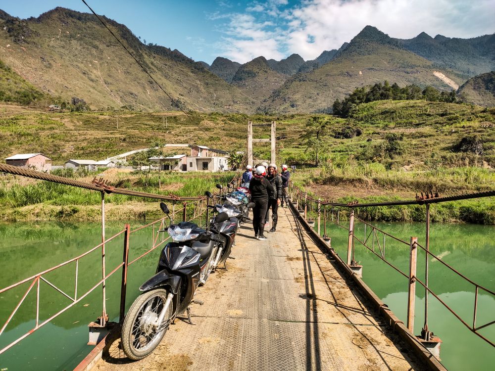 severní Vietnam na motorce