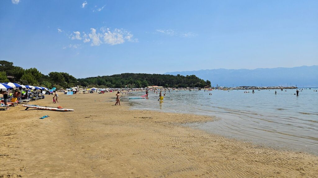 Rajska plaža ostrov Rab